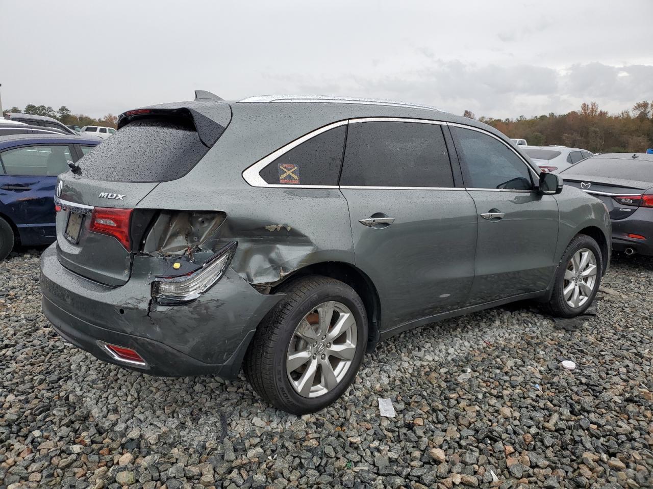 VIN 5FRYD3H98GB016811 2016 ACURA MDX no.3