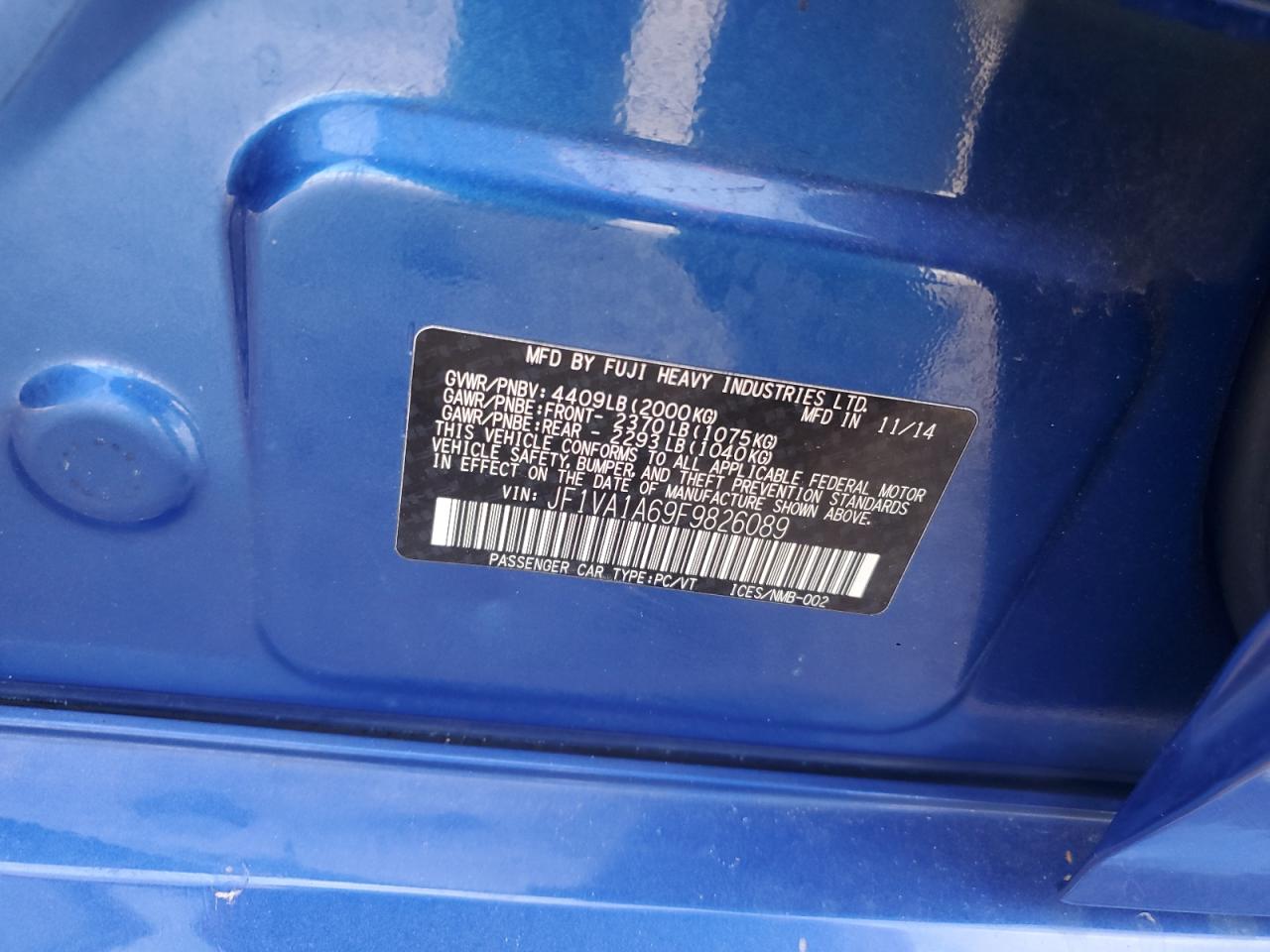 2015 Subaru WRX - Image 12