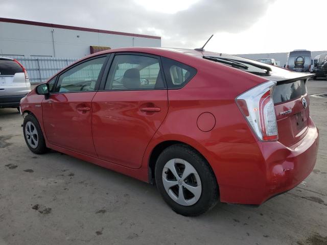  TOYOTA PRIUS 2013 Czerwony