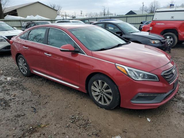  HYUNDAI SONATA 2017 Красный