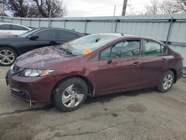  HONDA CIVIC 2014 Burgundy