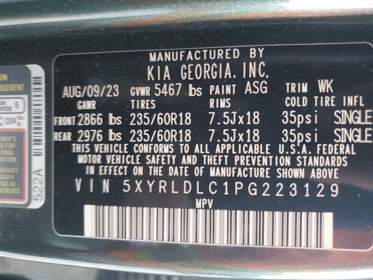 2023 Kia Sorento - Image 15