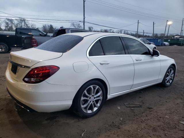 Sedans MERCEDES-BENZ C-CLASS 2016 Biały