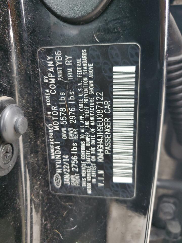 2014 Hyundai Equus Signature VIN: KMHGH4JH9EU087122 Lot: 86954404