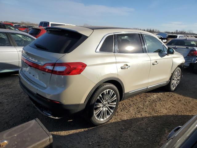  LINCOLN MKX 2018 Кремовый