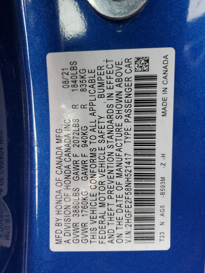 2022 Honda Civic - Image 12