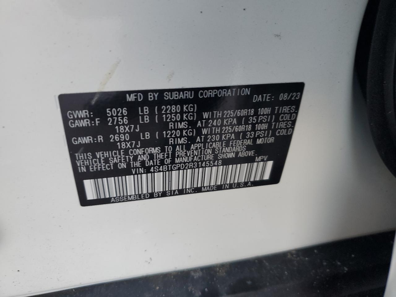 2024 Subaru Outback - Image 13
