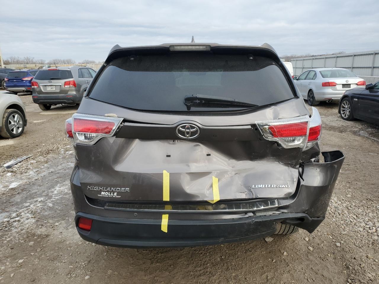 VIN 5TDDKRFH7GS266250 2016 TOYOTA HIGHLANDER no.6