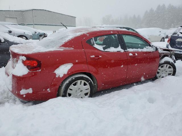  DODGE AVENGER 2012 Червоний