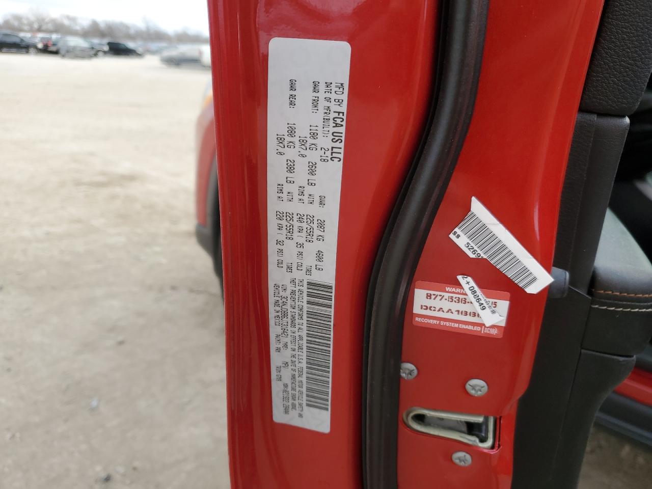 2018 Jeep Compass Latitude VIN: 3C4NJDBB6JT316421 Lot: 86636794