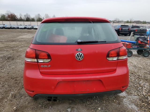  VOLKSWAGEN GOLF 2014 Czerwony