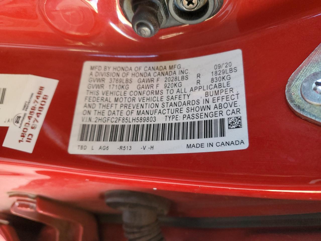 2020 Honda Civic - Image 12