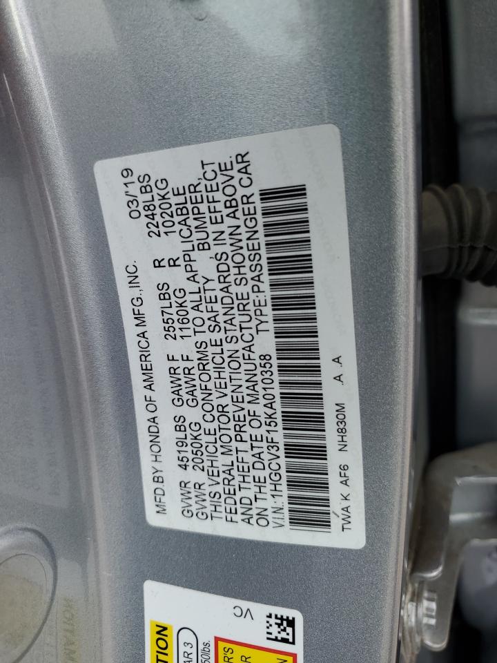 2019 Honda Accord - Image 12