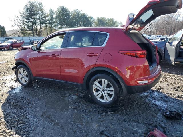  KIA SPORTAGE 2019 Czerwony