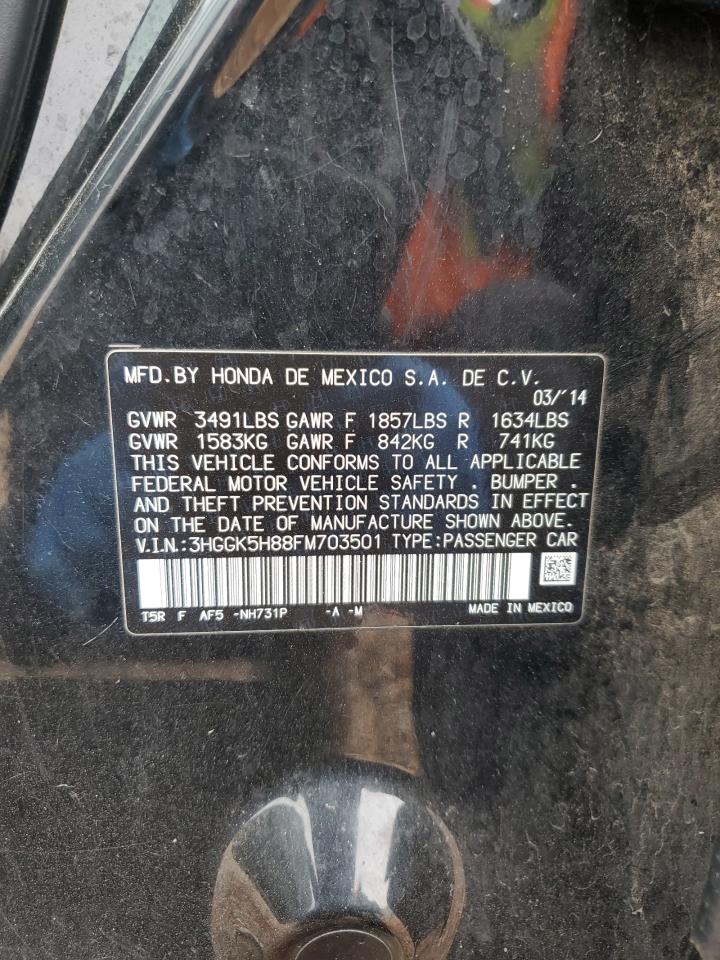 2015 Honda Fit Ex VIN: 3HGGK5H88FM703501 Lot: 83907704