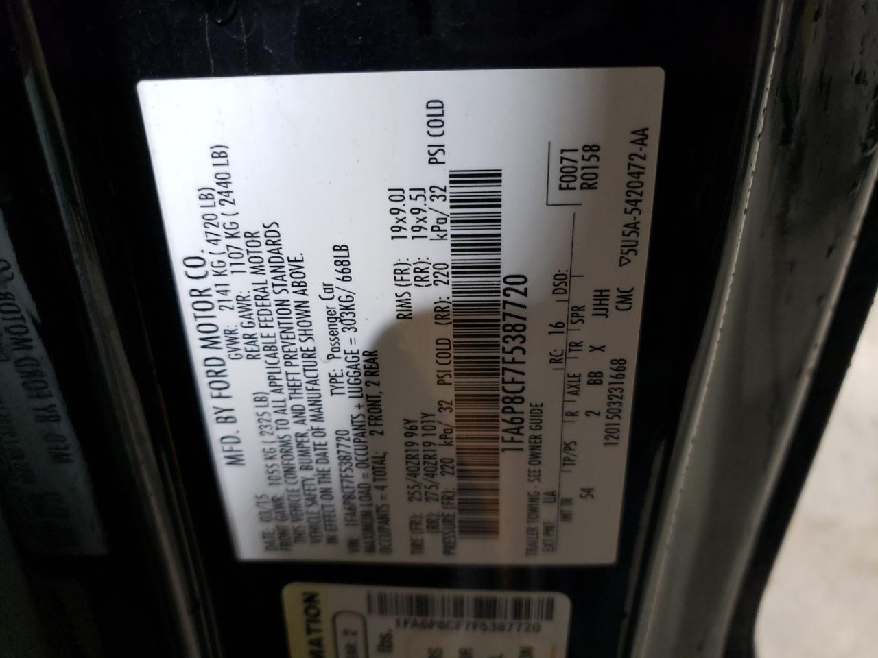 2015 Ford Mustang - Image 12