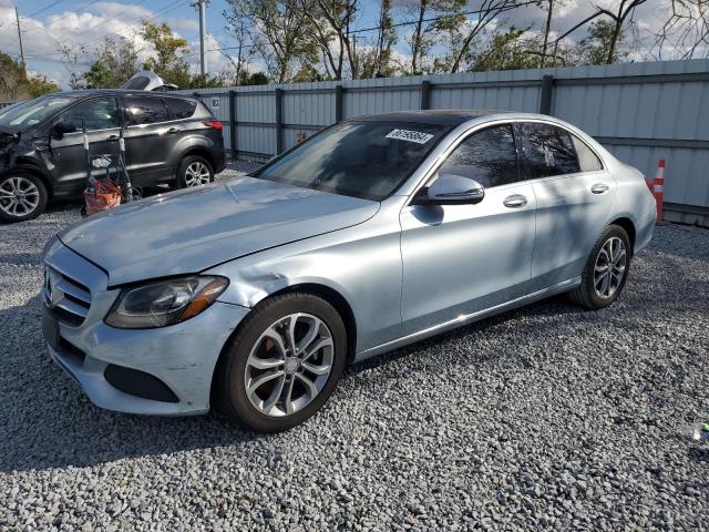 Sedans MERCEDES-BENZ C-CLASS 2016 Srebrny