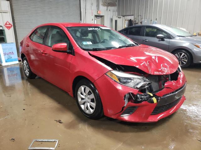  TOYOTA COROLLA 2016 Czerwony