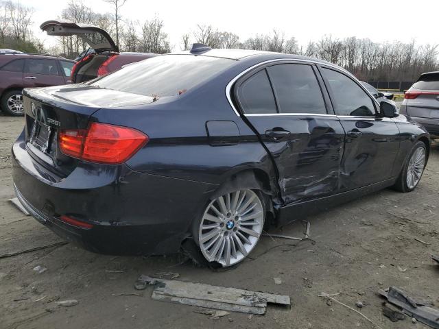 Sedans BMW 3 SERIES 2014 Granatowy