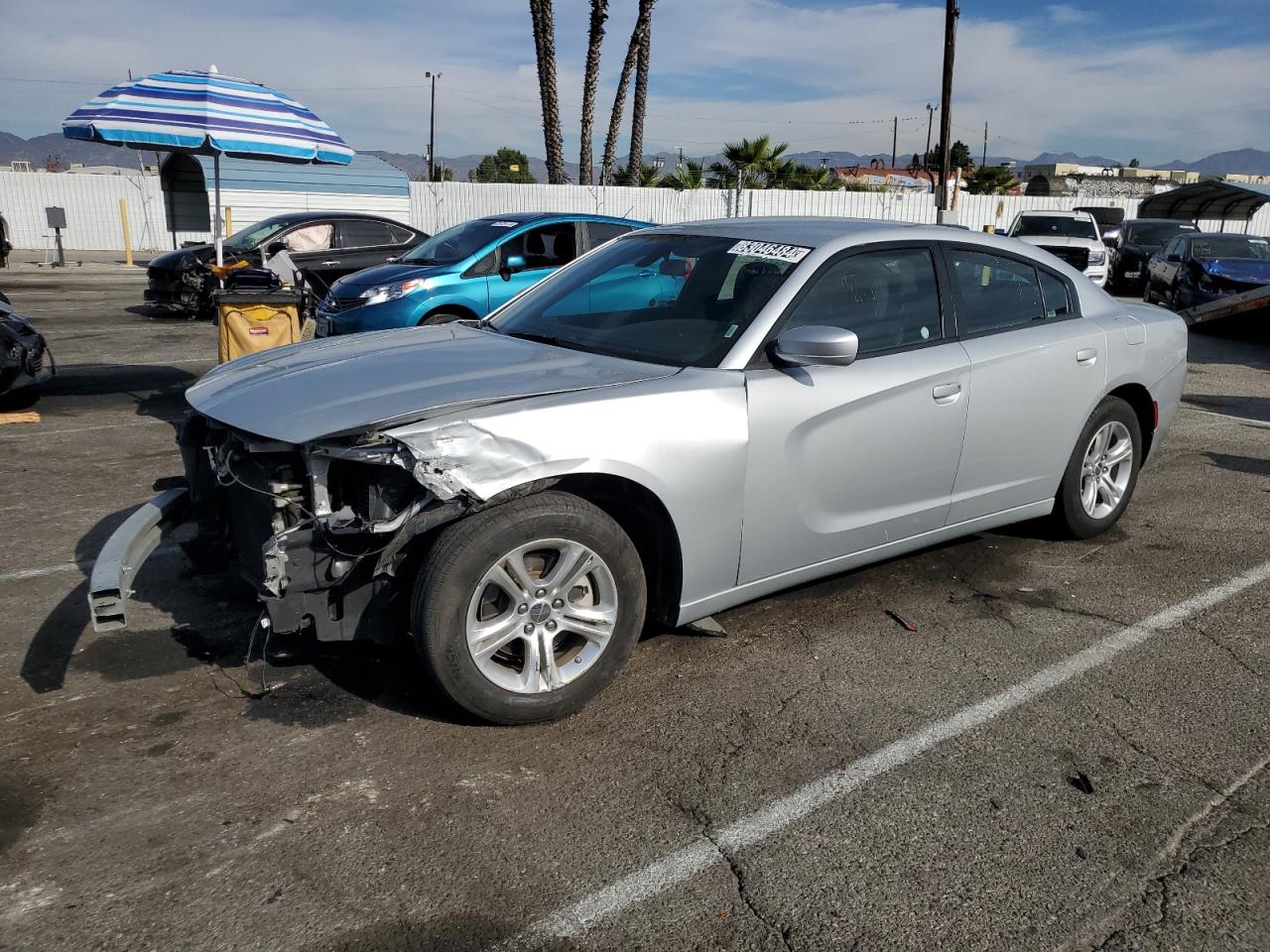 VIN 2C3CDXBG2NH157072 2022 DODGE CHARGER no.1