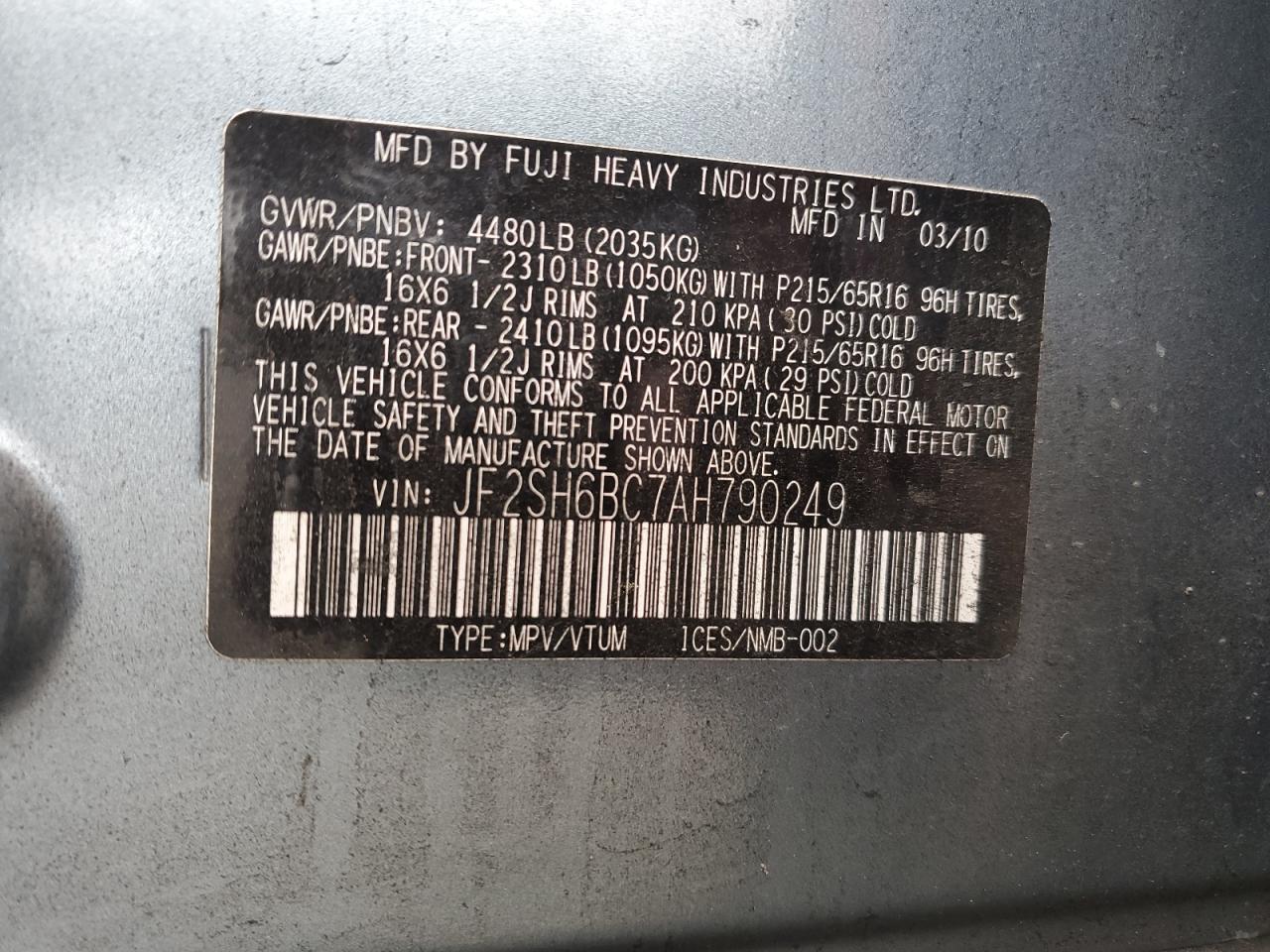 2010 Subaru Forester - Image 12