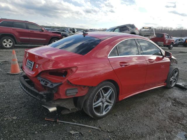  MERCEDES-BENZ CLA-CLASS 2015 Red