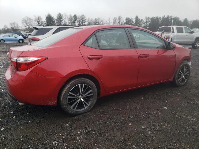  TOYOTA COROLLA 2016 Red