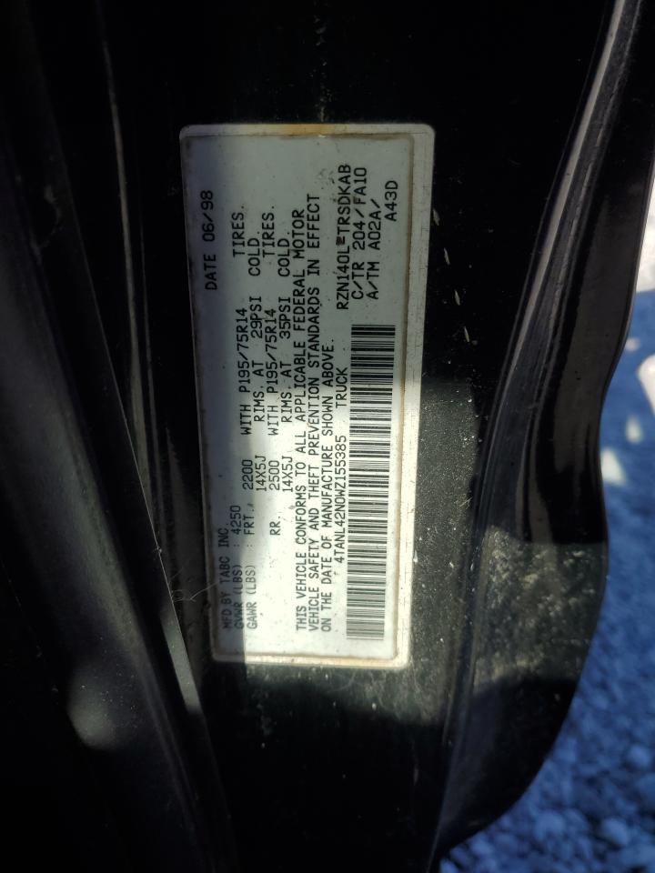 1998 Toyota Tacoma VIN: 4TANL42N0WZ155385 Lot: 83984024