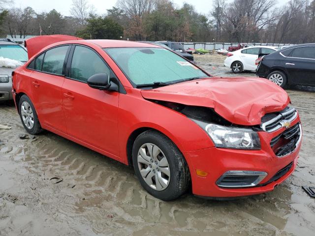  CHEVROLET CRUZE 2015 Czerwony