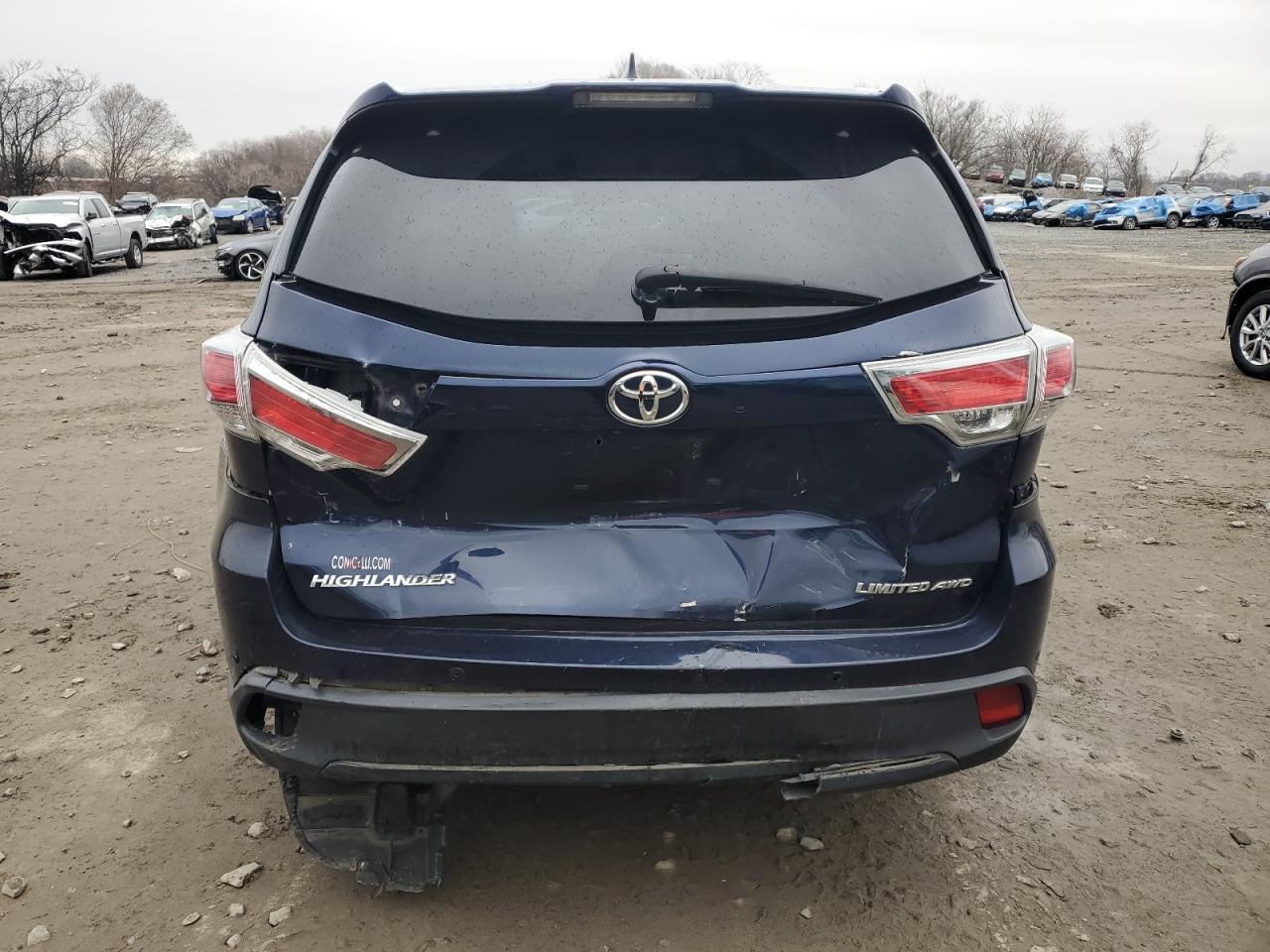 VIN 5TDDKRFH1FS096692 2015 TOYOTA HIGHLANDER no.6