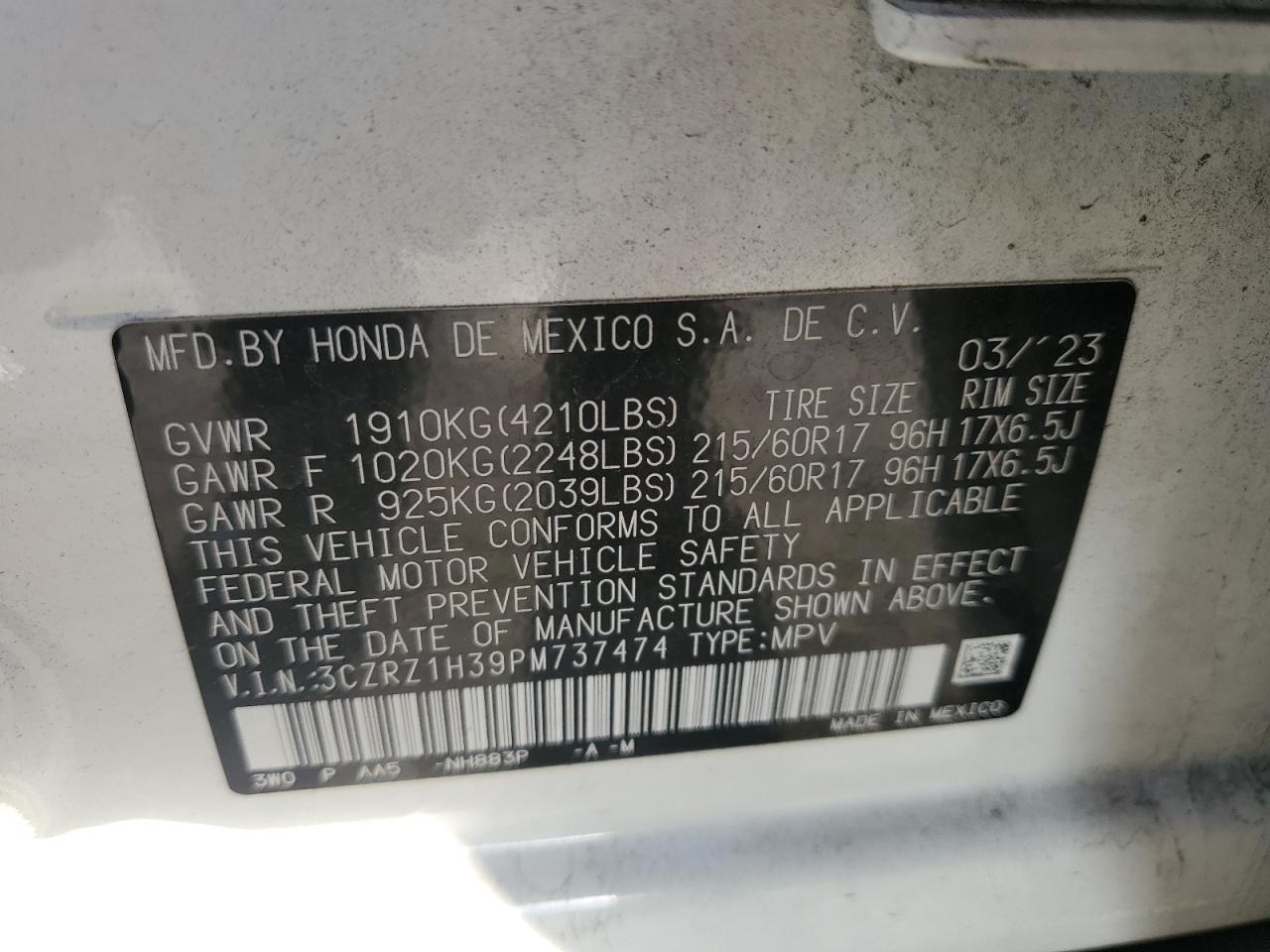 2023 Honda HR-V - Image 15