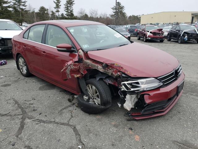  VOLKSWAGEN JETTA 2016 Red