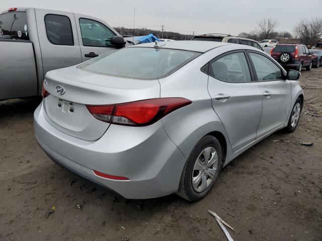  HYUNDAI ELANTRA 2016 Серебристый