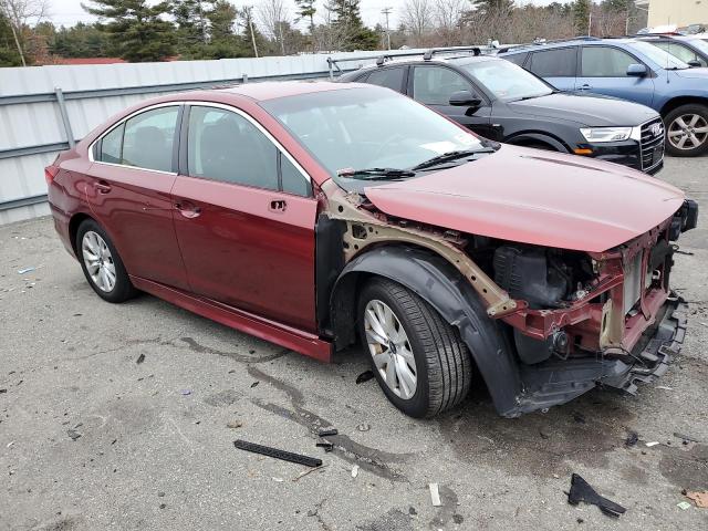  SUBARU LEGACY 2015 Червоний