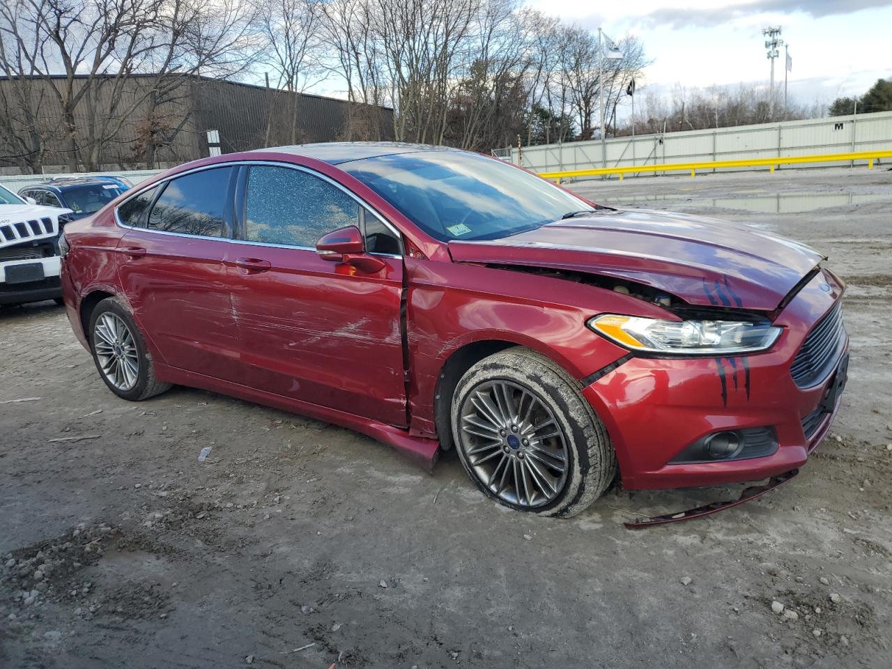 VIN 3FA6P0HD0ER205523 2014 FORD FUSION no.4