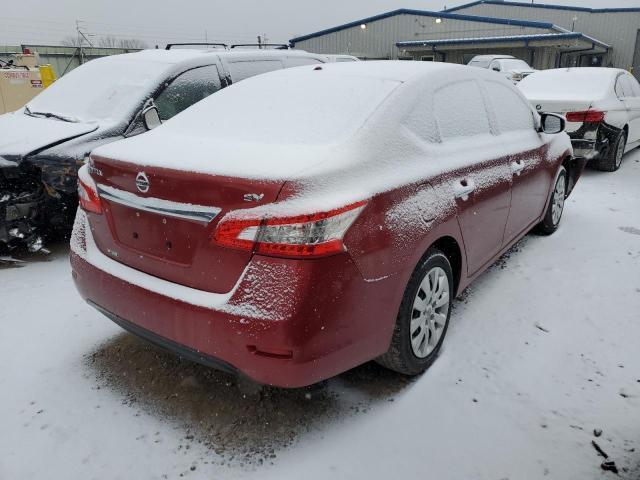  NISSAN SENTRA 2015 Burgundy