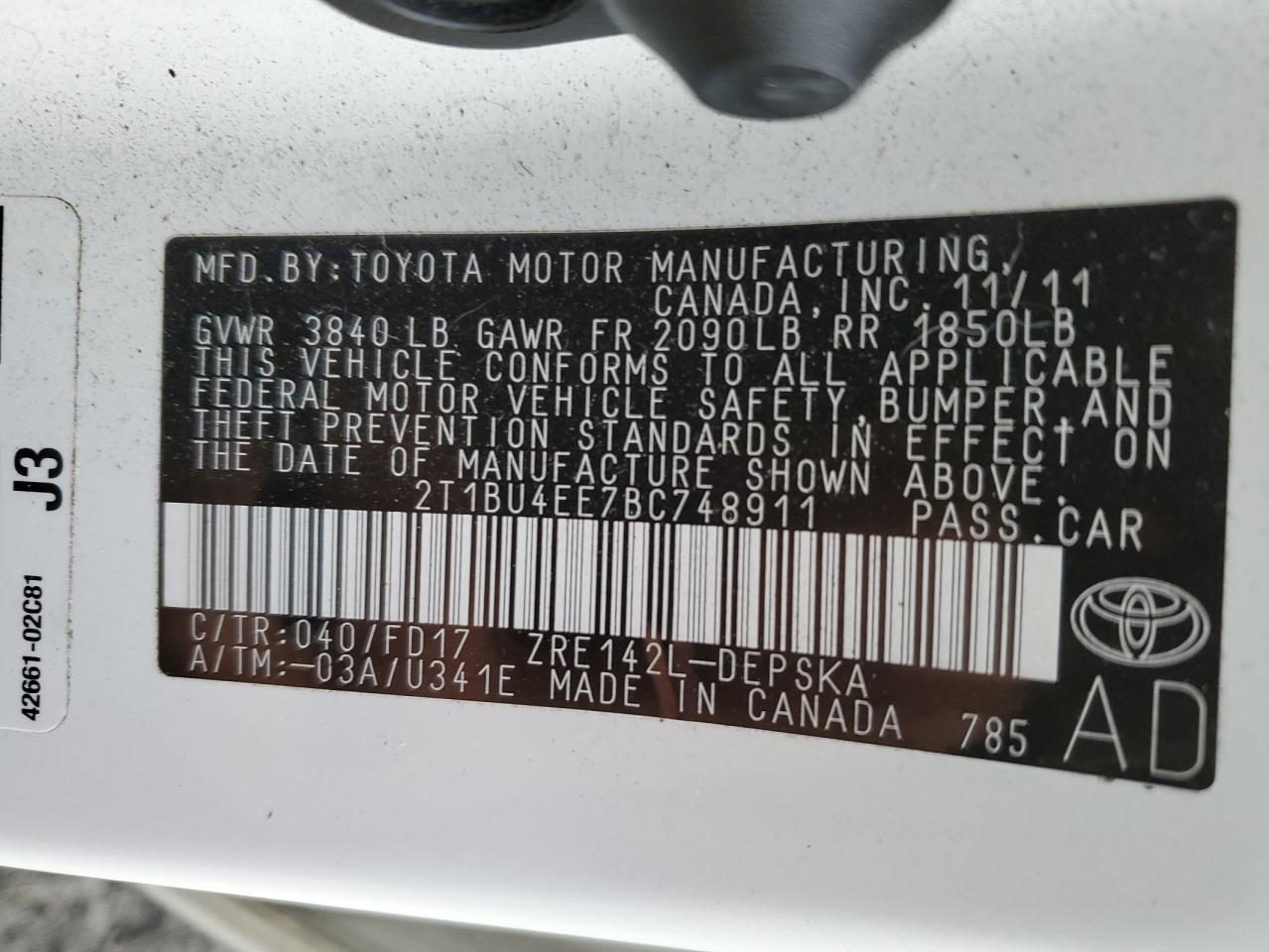 2011 Toyota Corolla - Image 12