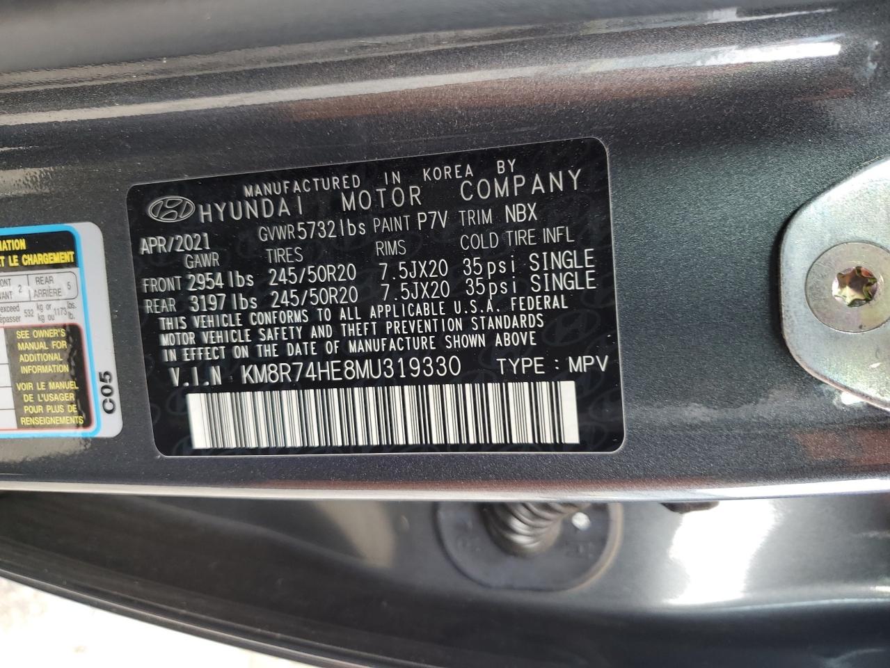 2021 Hyundai Palisade - Image 16