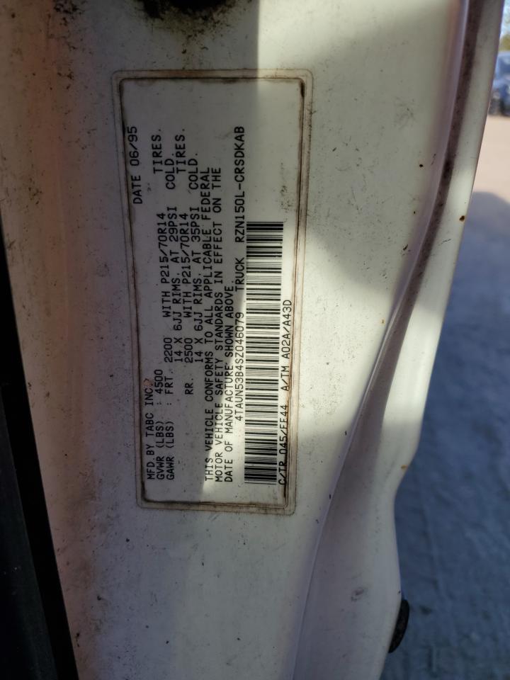 1995 Toyota Tacoma Xtracab VIN: 4TAUN53B4SZ046079 Lot: 86184424