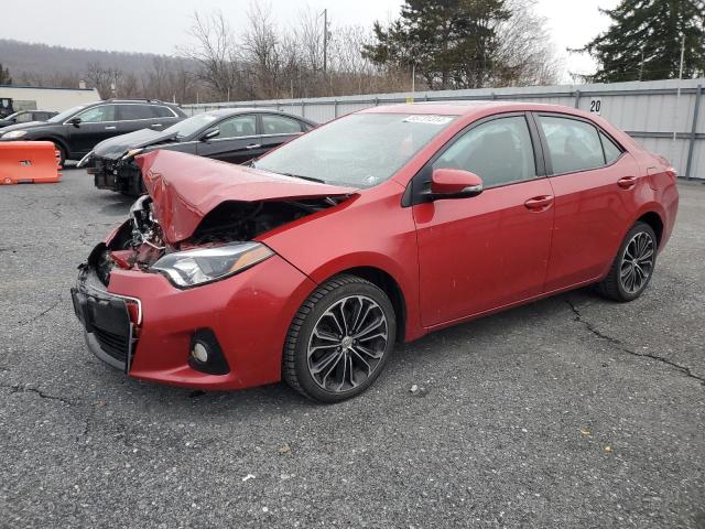  TOYOTA COROLLA 2014 Красный