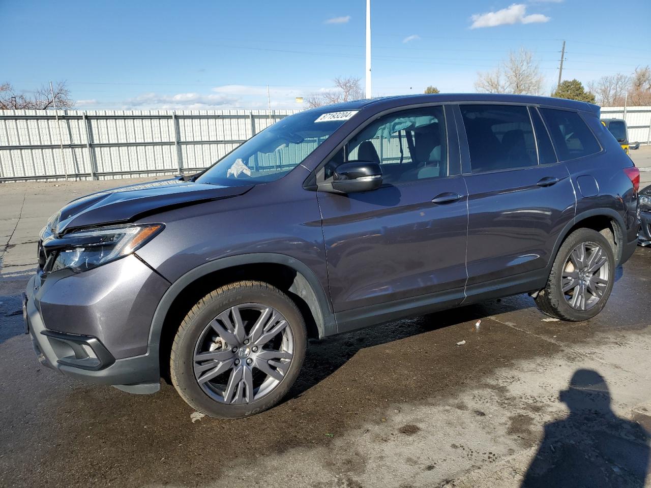2019 Honda Passport Exl за продажба в Littleton, CO - Side