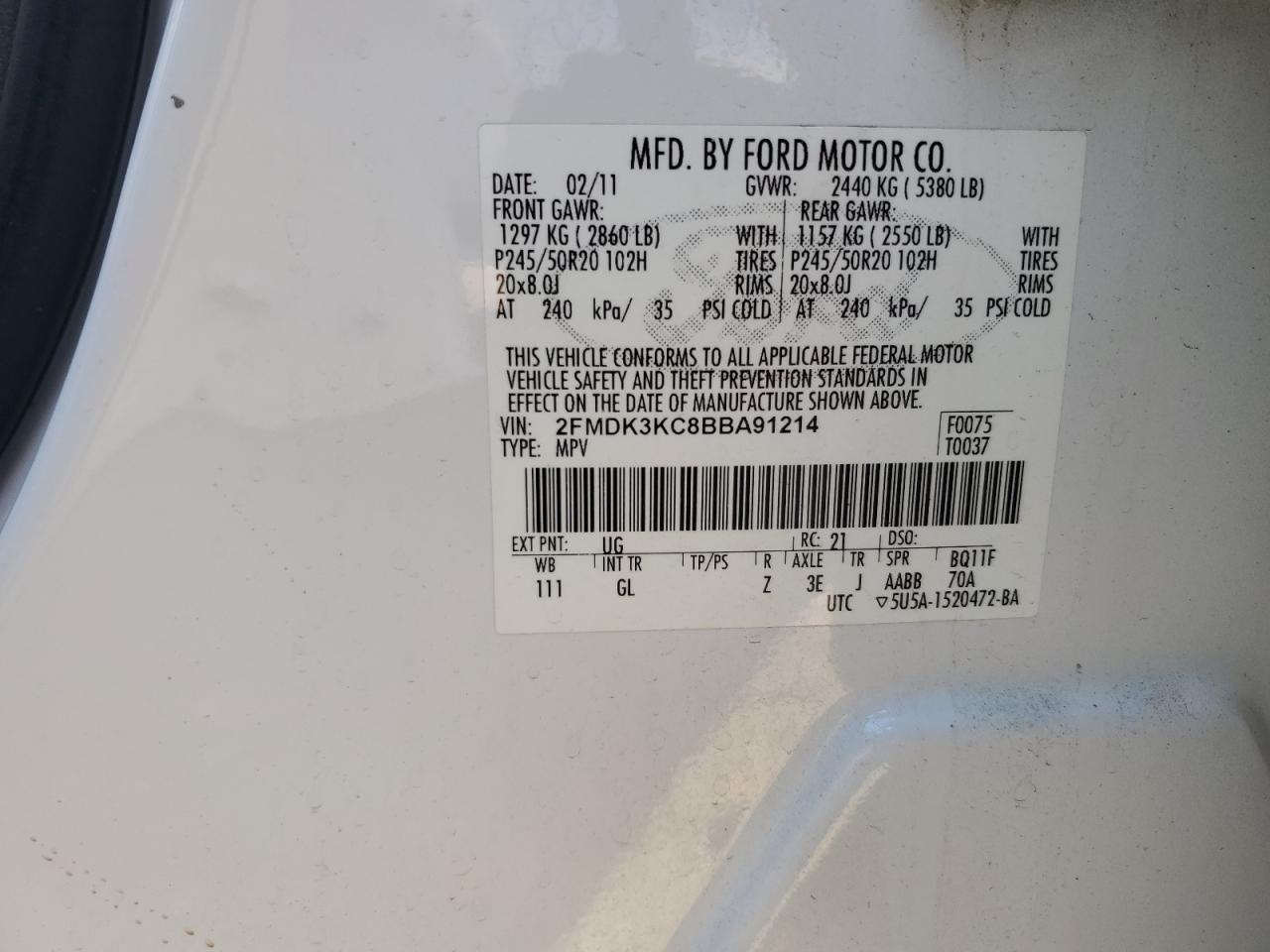 2011 Ford Edge - Image 13