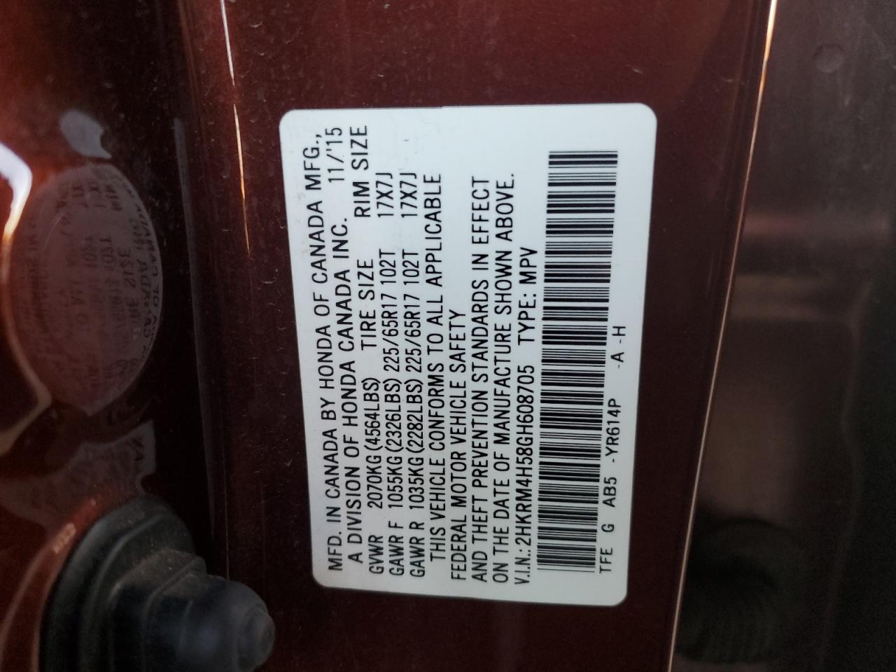 2016 Honda CR-V - Image 14