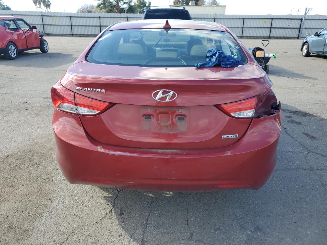 2013 Hyundai Elantra Gls VIN: KMHDH4AE0DU564575 Lot: 86343654