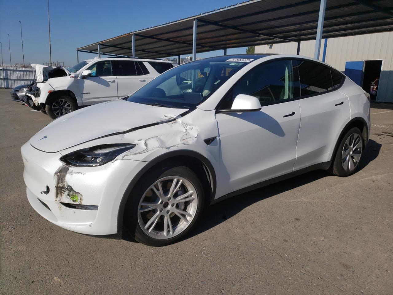 VIN 7SAYGDEEXPF639785 2023 TESLA MODEL Y no.1