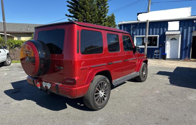  MERCEDES-BENZ G-CLASS 2019 Czerwony