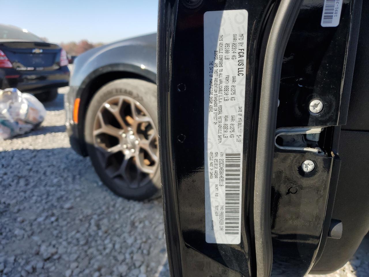 2019 Chrysler 300 S VIN: 2C3CCABG6KH639118 Lot: 82771754