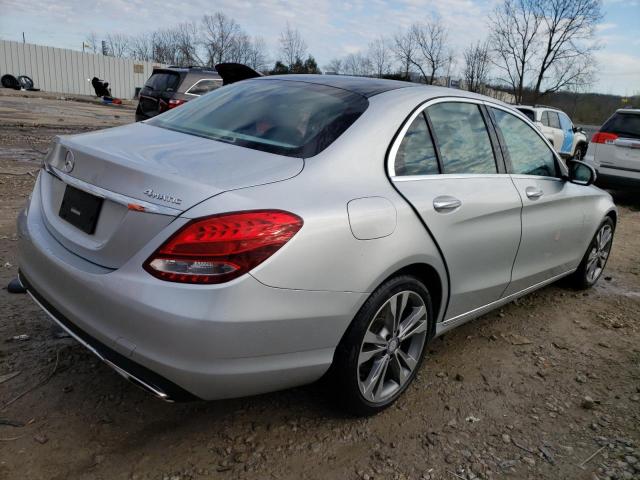  MERCEDES-BENZ C-CLASS 2017 Серебристый