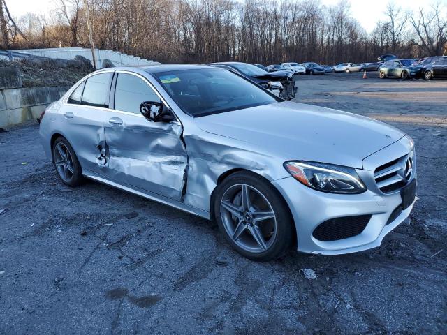  MERCEDES-BENZ C-CLASS 2018 Srebrny