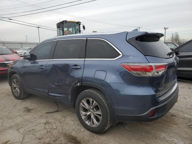 Parquets TOYOTA HIGHLANDER 2015 Blue